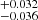 $ ^{+0.032}_{-0.036} $