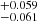 $ ^{+0.059}_{-0.061} $