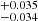 $ ^{+0.035}_{-0.034} $