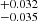 $ ^{+0.032}_{-0.035} $