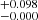 $ ^{+0.098}_{-0.000} $