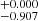 $ ^{+0.000}_{-0.907} $