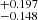 $ ^{+0.197}_{-0.148} $