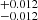 $ ^{+0.012}_{-0.012} $