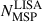 Mathematical equation: $ N_{\mathrm{MSP}}^{\mathrm{LISA}} $