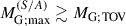 Mathematical equation: $ M_{\mathrm{G;max}}^{(S/A)} \gtrsim M_{\mathrm{G;TOV}} $