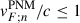 Mathematical equation: $ v_{F;n}^{\mathrm{PNM}}/c \leq 1 $