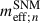 Mathematical equation: $ m_{\mathrm{eff};n}^{\mathrm{SNM}} $