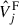 Mathematical equation: $ \hat{V}_j^{\mathrm{F}} $