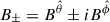 Mathematical equation: $ B_\pm=B^{\hat \theta}\pm iB^{\hat \phi} $