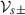 Mathematical equation: $ {\cal V}_{s\pm} $