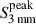 $ S^{\mathrm{peak}}_{\mathrm{3\,mm}} $