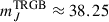 Mathematical equation: $ m_{J}^{\mathrm{TRGB}}\approx 38.25 $