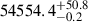 $ 54554.4_{-0.2}^{+50.8} $
