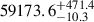 $ 59173.6_{-10.3}^{+471.4} $