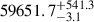 $ 59651.7_{-3.1}^{+541.3} $