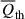 Mathematical equation: $ \overline{Q}_{\mathrm{th}} $