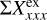 ${\rm{\Sigma }}X_{xxx}^{{\rm{ex}}}$