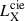 $ L_{\mathrm{X}}^{\mathrm{cie}} $