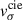 $ v_{\sigma}^{\mathrm{cie}} $