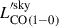 $ L^{\prime\mathrm{sky}}_\mathrm{CO(1{-}0)} $