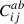 Mathematical equation: $ C_{ij}^{ab} $
