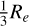 Mathematical equation: ${1 \over 3}Re$