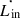 Mathematical equation: $ \dot{L_{\mathrm{in}}} $