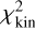 Mathematical equation: $\chi^2_{\rm kin}$