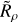 Mathematical equation: ${{\tilde R}_\rho }$