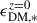 $ \epsilon_{\mathrm{DM,*}}^{z = 0} $