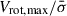 Mathematical equation: $ V_{\mathrm{rot,max}}/\bar{\sigma} $