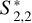 Mathematical equation: $S_{2,2}^{*}$