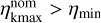 Mathematical equation: $\[\eta_{\text {kmax}}^{\text {nom}}>\eta_{\text {min}}\]$