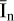 Mathematical equation: $\[\overline{\mathrm{I}}_{\mathrm{n}}\]$