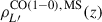 Mathematical equation: $ \rho^{\mathrm{CO}(1-0),\,\mathrm{MS}}_{L{\prime}}(z) $
