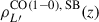 Mathematical equation: $ \rho^{\mathrm{CO}(1-0),\,\mathrm{SB}}_{L{\prime}}(z) $