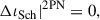 Mathematical equation: $$ \begin{aligned}&\Delta \iota _{\mathrm{Sch} }|^\mathrm{2PN} = 0,\end{aligned} $$