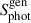 Mathematical equation: $ S_{\mathrm{phot}}^{\mathrm{gen}} $