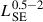 Mathematical equation: $ L_{\mathrm{SE}}^{0.5{-}2} $