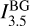 Mathematical equation: $I_{3.5}^{\mathrm{BG}}$