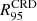 Mathematical equation: $ R_{95}^{\mathrm{CRD}} $
