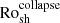 Mathematical equation: $ \mathrm{{Ro}}^{\mathrm{collapse}}_{\mathrm{sh}} $