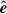 Mathematical equation: $ {\hat{\boldsymbol{e}}} $