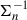 Mathematical equation: $ \Sigma_n^{-1} $