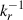 Mathematical equation: $ k_{r}^{-1} $