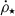 Mathematical equation: $ \dot{\rho}_{\star} $
