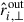 Mathematical equation: $ \hat{r}^{\mathrm{out}}_{i,\perp} $