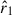 Mathematical equation: $ \hat{r}_1 $