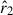 Mathematical equation: $ \hat{r}_2 $